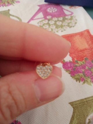 Orecchini Swarovski Cuore Dorati