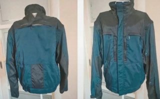 Giacca uomo Dainese nero/verde petrolio