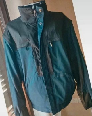 Giacca uomo Dainese nero/verde petrolio