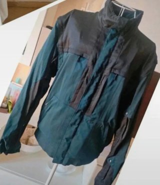 Giacca uomo Dainese nero/verde petrolio