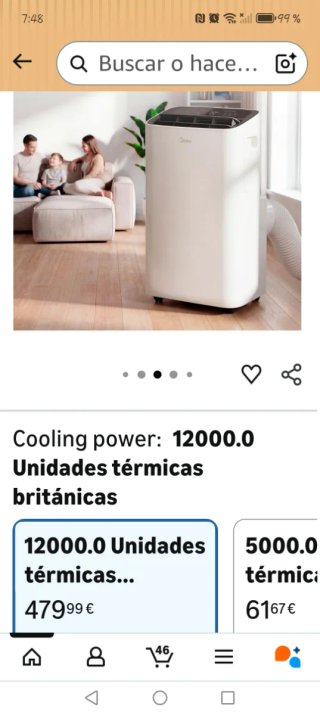 Aire Acondicionado Portátil Midea Blanco