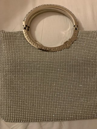 Borsa e sandali donna argento