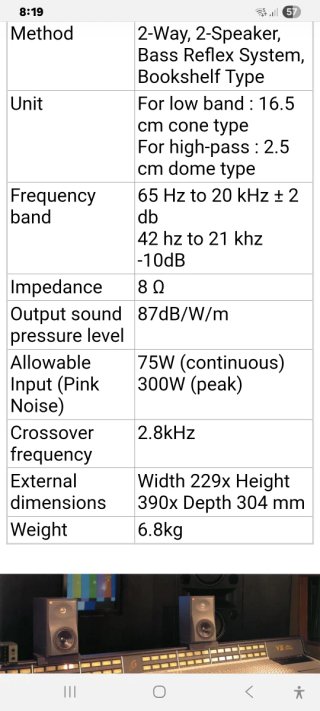 Altavoces JBL Monitor 4206