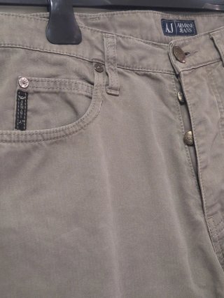 Pantaloni Uomo Armani Jeans Beige Taglia M