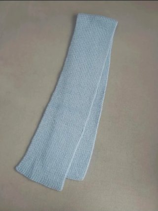 Bufanda de lana azul