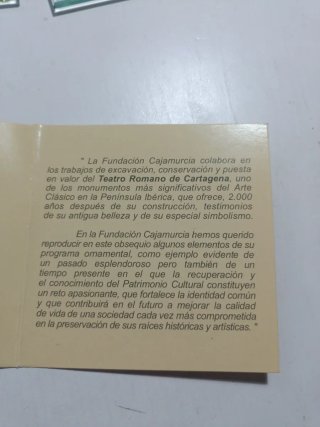 Posavasos Vintage Fundación Caja Murcia