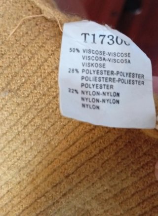 Cardigan donna senape taglia unica