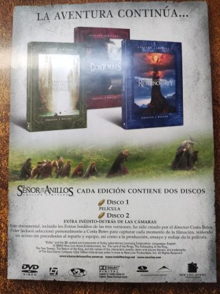 Trilogía El Señor de los Anillos DVD Ed. Limitada