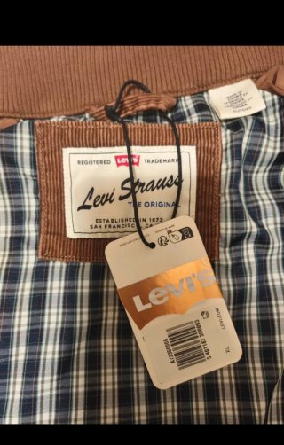 Chaqueta Levi's Corduroy Marrón Talla XL