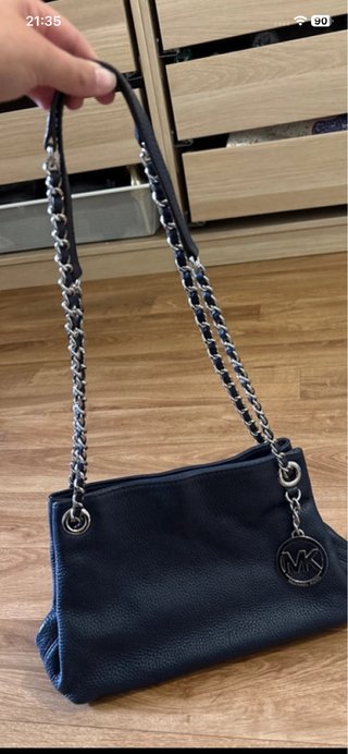 Bolso Michael Kors Azul Plata