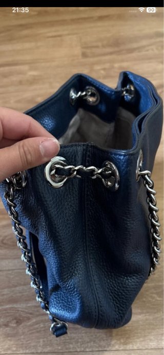 Bolso Michael Kors Azul Plata
