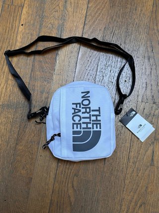 Bandolera The North Face Blanca y Gris