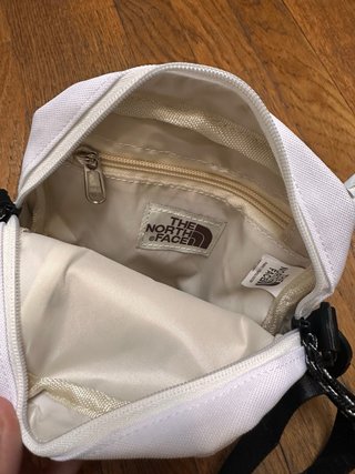 Bandolera The North Face Blanca y Gris