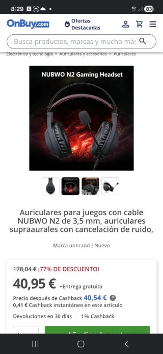 Auriculares Gaming Nubwo N2