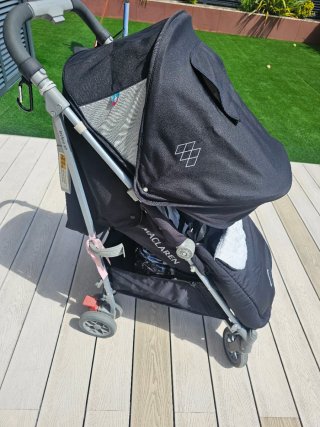 Silla de paseo Maclaren XLR Negra y Gris
