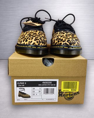 Dr. Martens Elphie II Leopard Hair On T.38 Nuevas