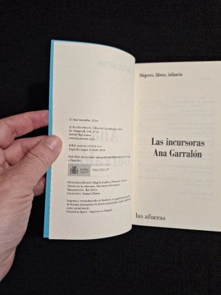 Ana Garralón. Las incursoras