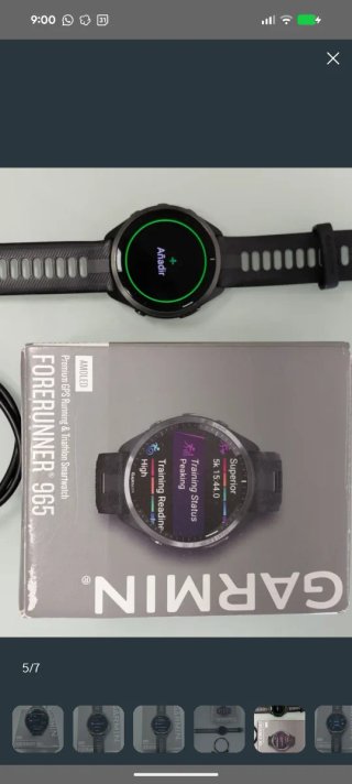 Garmin Forerunner 965 Smartwatch Negro/Gris