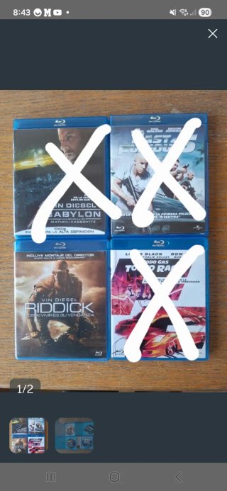 Pack peliculas blu-ray para Daniel