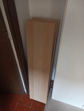 3 Estanterías Malm 110cm