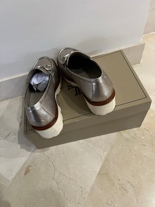 Latouche Plata Mocasines Hebilla