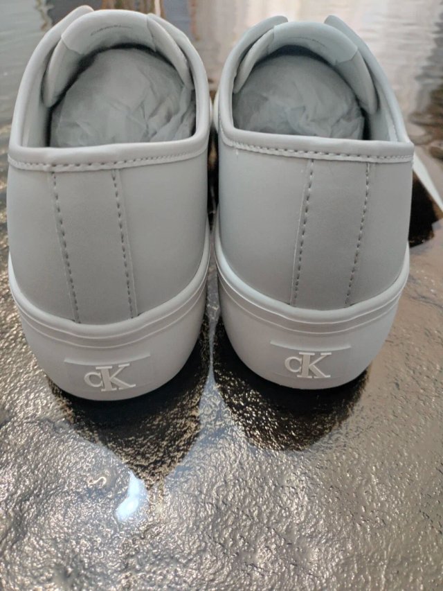 Calvin Klein Scarpe Donna Tg 39 Grigio Bianco