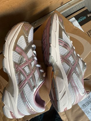 Asics Gel-1130 Mujer Talla 38 Blanco/Rosa