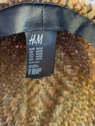 Sombrero de paja H&M Marrón Talla 58