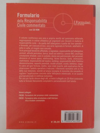 Formulario della responsabilità civile commenta...