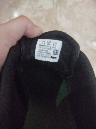 Zapatillas Lacoste Negras TALLA 34