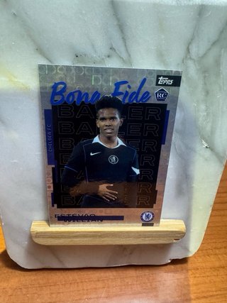 Tarjeta Topps Bona Fide Estevão Willian RC
