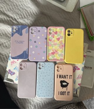 Lote 7 fundas iPhone 11