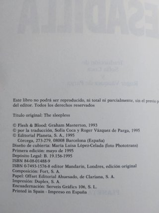 Lote 2 libros terror Editorial Planeta