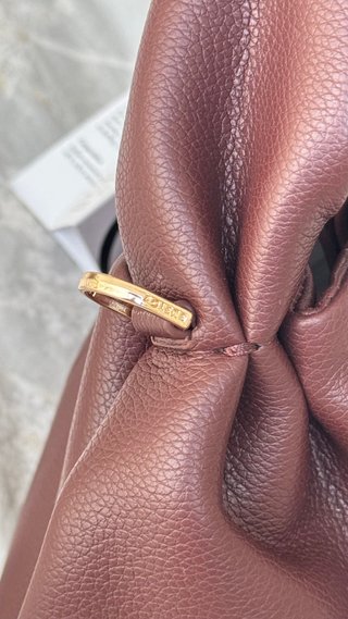 Bolso Polène Cyme Mini Marrón Dorado