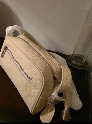 Bolso bandolera piel graneada nuevo