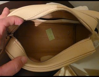 Bolso bandolera piel graneada nuevo