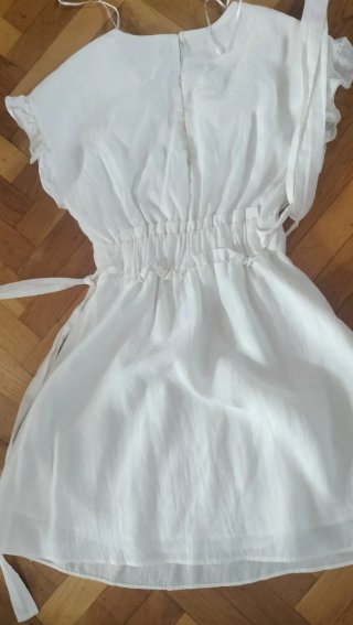 Vestido Zara Blanco Talla XS