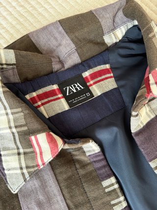 Chaqueta Zara Patchwork