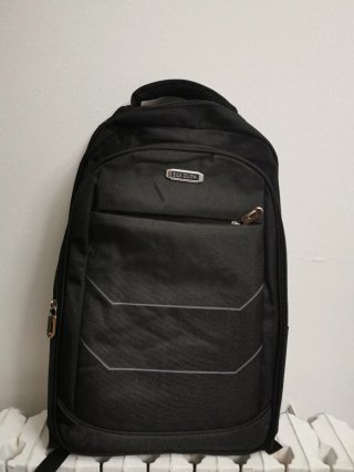 Mochila Negra Nueva para Viaje