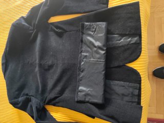 Giacca uomo in velluto nero