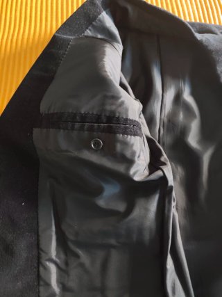 Giacca uomo in velluto nero
