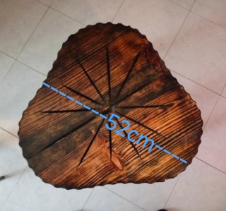 Mesa rústica madera maciza