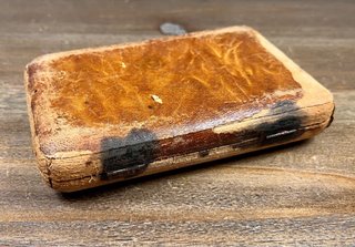 Antiguo estuche agujas de costura y encajes S.XIX