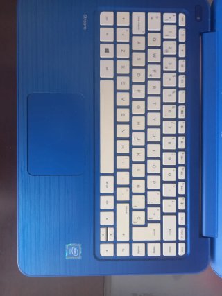 Ordenador portátil HP azul