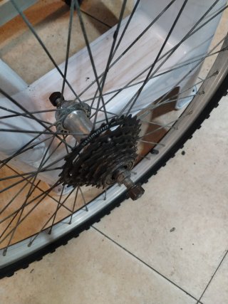 Rueda Trasera Bicicleta 24