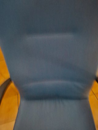 Silla de oficina azul