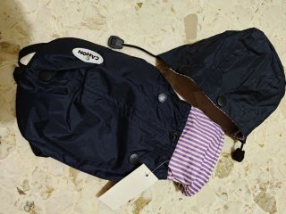 Impermeabile cane Camon nero/viola