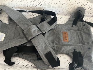 Mochila porteo bebé Jane gris