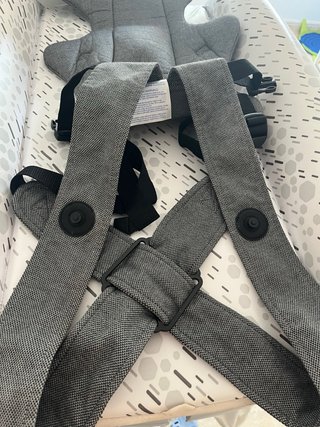 Mochila porteo bebé Jane gris