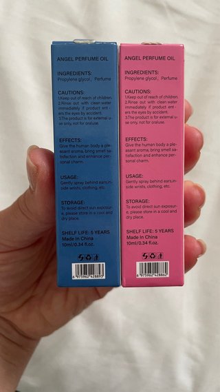2 Perfumes ANGEL Roll-on Sin Alcohol